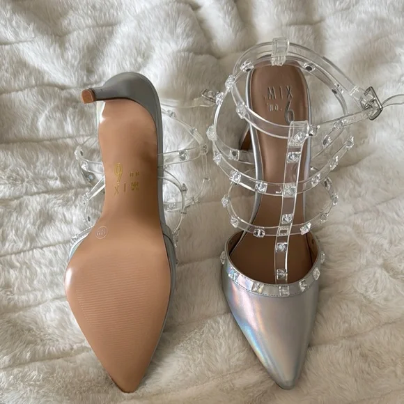 Mix No. 6 Iridescent Silver Heels - Picture 3 of 9